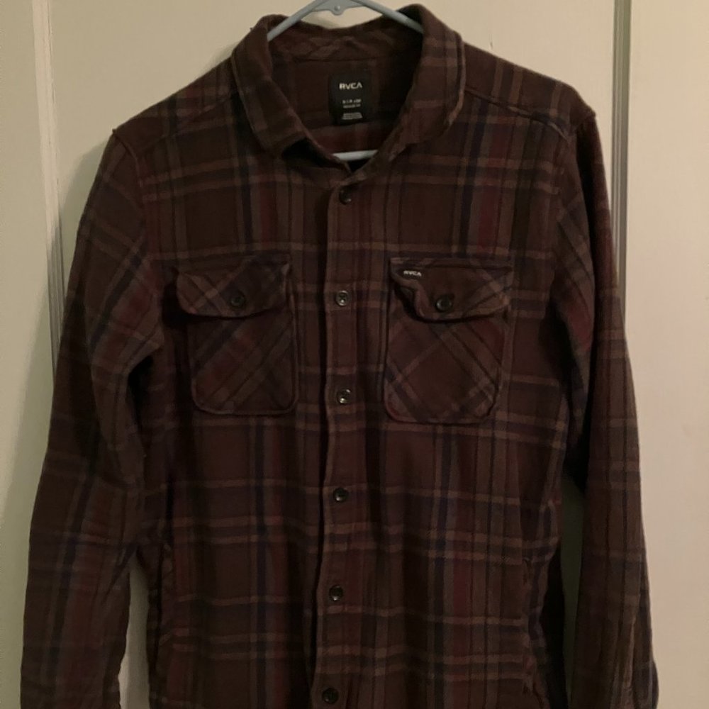 RVCA extra thick jacket style flannel